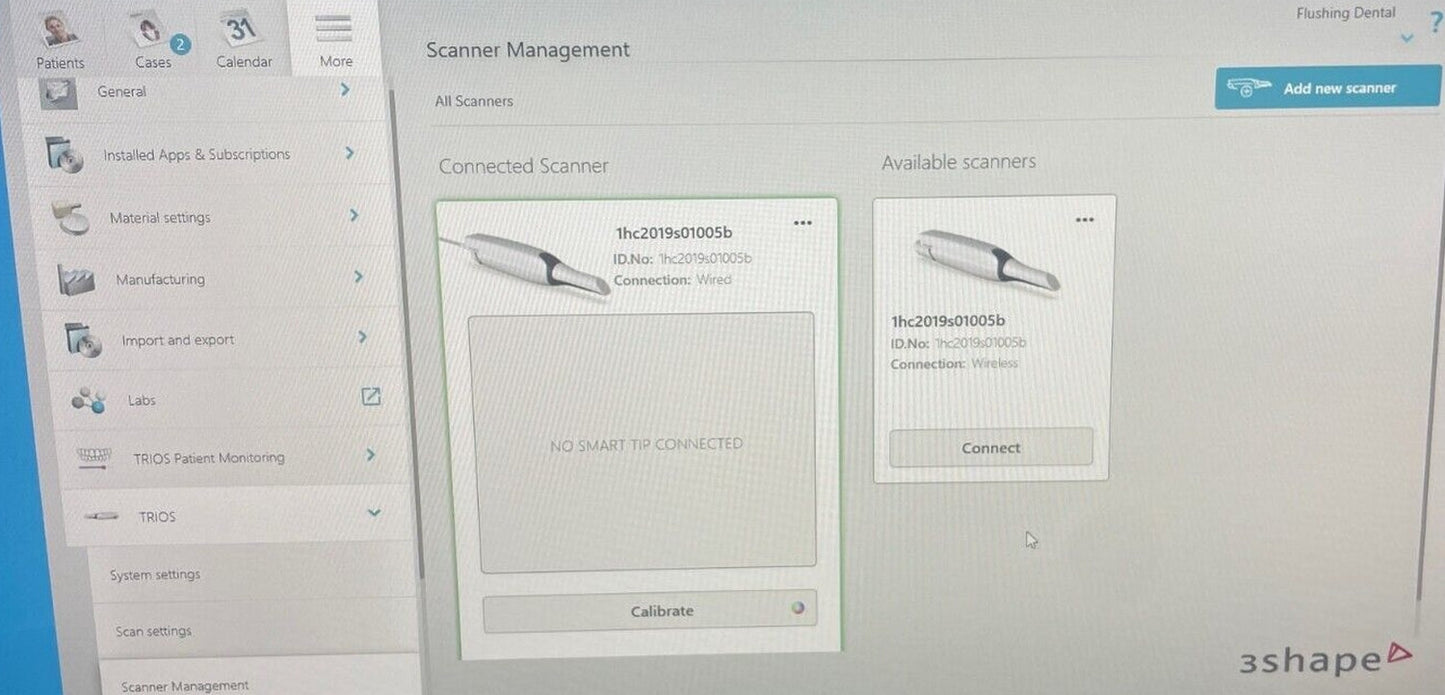 3shape Trios 4 Intraoral wireless dental scanner, excellent condition
